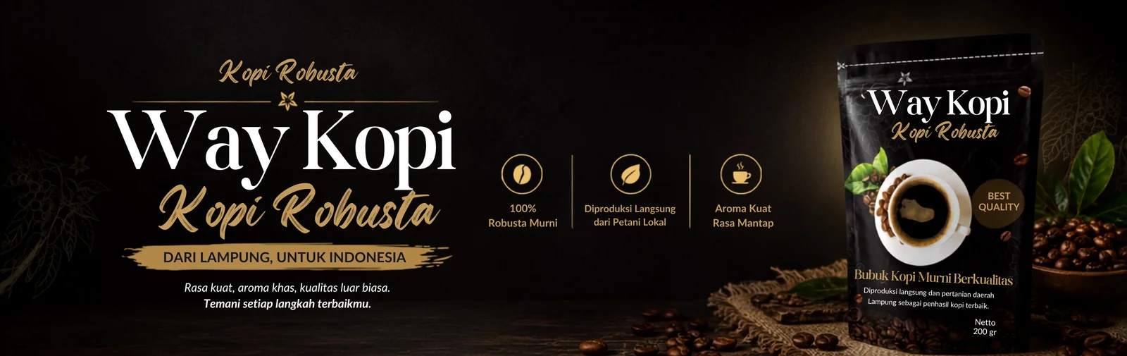 Way Kopi Robusta Lampung — Dari Lampung, Untuk Indonesia